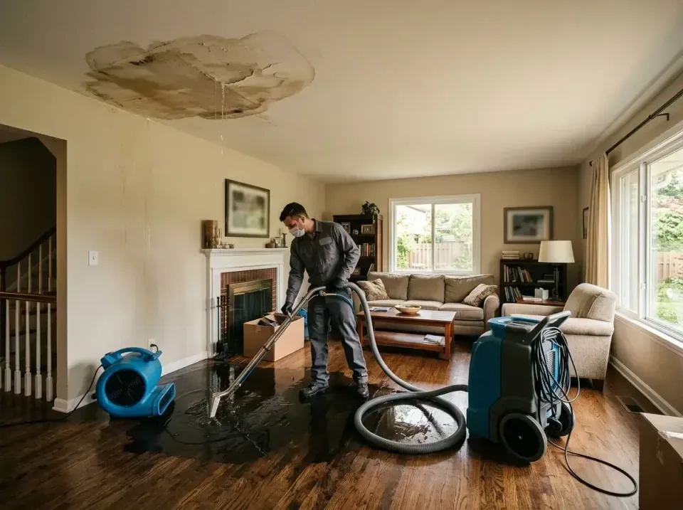 attic-pipe-burst-ceiling-drip-008 — frequently asked questions, Water Damage Restoration & Carpet Care in Salem, VA